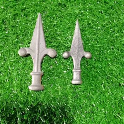 China Easily Assembled Cast Steel Spearhead Forged Speartop Steel Wrought Iron Speartop For Wrought Iron Fence Decoration for sale