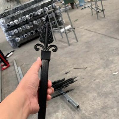 China Easily Assembled Wrought Iron Speartop for Wrought Iron or Wrought Iron Fence Gate Decoration for sale