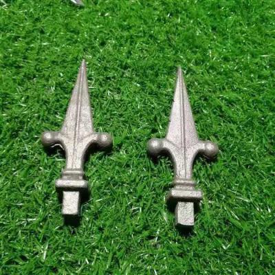 China Easily Assembled Forged Iron Spears For Wrought Iron Fence Wrought Iron Decorative Fittings for sale