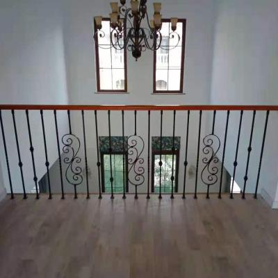 China Easily Assembled Wrought Iron Baluster Wrought Iron Pillars For Stair Railing Wrought Iron Decoration for sale