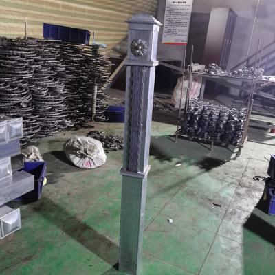 China Easily Assembled Wrought Steel Posts For Stair Balusters Forged Posts For Handrails for sale