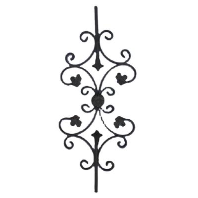 China Easily Assembled Forged Steel Poles for Stair Railing and Stair Railing Baluster Wrought Iron Pillars for Stair Railing Wrought Iron Decoration for sale