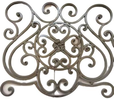 China Easily Assembled GroupWare of Wrought Iron Decoration Ornament Parts for Fence and Balcony Door Wrought Iron Wrought Iron for Balcony for sale