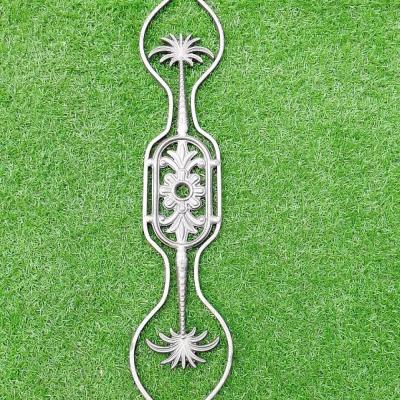 China Easily Assembled Stair Railing Wrought Iron Decoration Parts Balusters Forged Wrought Iron Poles for sale