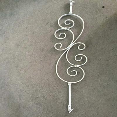 China Easily Assembled Forged Balusters for Stair Railings Decorate Panels for Wrought Iron Fence Decoration Ornaments for sale