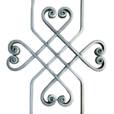 China Easily Assembled Forged Steel Chinese Knot for Gate and Fence Wrought Iron Decoration Ornament GroupWare for sale