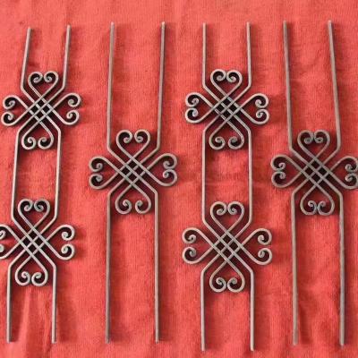 China Easily Assembled Forged Steel GroupWare of Wrought Iron Decoration Ornament for Gate and Fence for sale