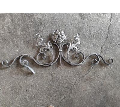 China Easily Assembled Top Gate Wrought Iron Decorate Parts As Forged Panels For Wrought Iron Gates Wrought Iron Railings for sale