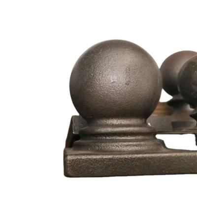 China Easily Assembled Cast Iron Balls For Decorative Wrought Iron Fence Decorate Cast Steel Fittings for sale