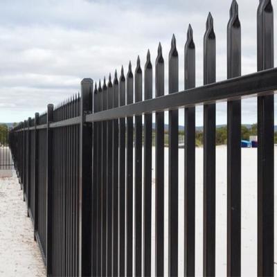 China High Security Wrought Residential Ornamental Iron Fence Picket Easily Assembled Decorative Fence For Wholesales for sale