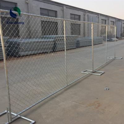 China CA/US Chain Link Barrier Style Temporary Fence Easily Assembled Portable Barrier For Outdoor Activity for sale