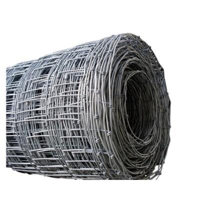 China Easily Assembled Hinged Joint Galvanized Wire Mesh Netting Deer Fencing Mesh Roll Fixed Knot Cattle Sheep Field Farm Rural Fence for sale