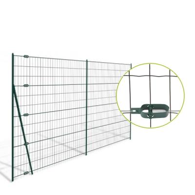 China Easily Assembled PVC Coated Mesh Fence Galvanized Welded Euro Garden Fence Ground Soft Park Fence Rolls for sale