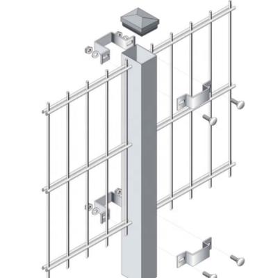 China Fence Germany Wire Mesh Fence Panel Twin Bars Garden Fence European Style Double Welded 2D Metal Fence for sale