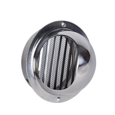 China High efficiency stainless steel wall vent exhaust bullnose wind shield kitchehen bathroom extractor outlet grill canopies for sale