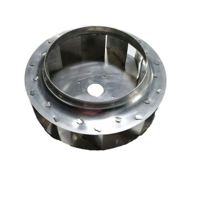 China High Efficiency 250mm Back Curved Centrifugal Fan Impeller For Industrial Ultrasonic Cleaner for sale