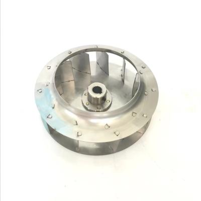 China High Efficiency Furnace Motor Stainless Steel Wind Wheel Furnace Wind Wheel Fan High Temperature Resistant Impeller for sale