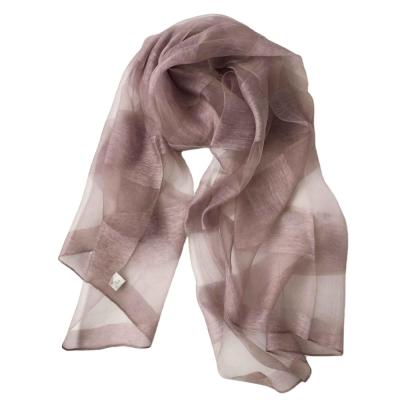 China Soft Rulan China factory price customized 100% silk scarves for women for sale