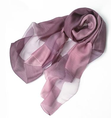 China 2021 New Arrival Soft Women's RULAN Luxury Silk Long Scarf for sale