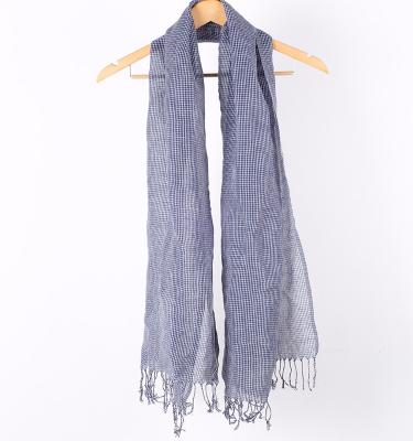 China Rulan Fashion Conform Yarn Dyed Japanese Sailcloth Scarf for sale