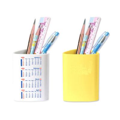 China Pen Stand Desk School Kid Triangle Barrel Pen Holder for sale