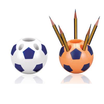 China Good Small Pen Holder Football Child Table Desk Pen Holder For Kids for sale