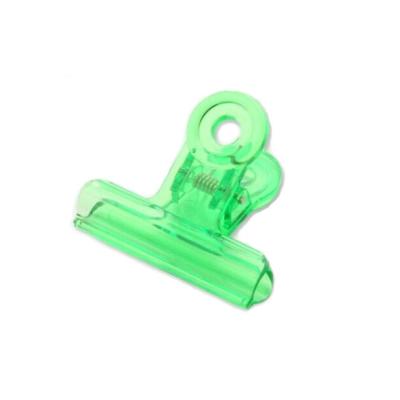 China Metal Staples Plastic Paper Clip Small Plastic Bag Bulldog Clips for sale