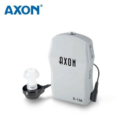 China Hot Selling Cheap Hearing Loss People Amazon Audifono Para Sordera Pocket Amplifier Hearing Aid For Deaf X-136 for sale