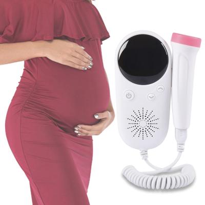 China LCD Display Professional Portable Baby Monitor Build-in Speaker Pocket Doppler Ultrasound Fetal Ultrasound Price for sale