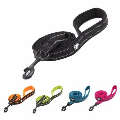 China Reflective Nylon Color Stocked 200cm Mesh Soft Padded Walking Training 11 Dog Soft Pet Leash for sale