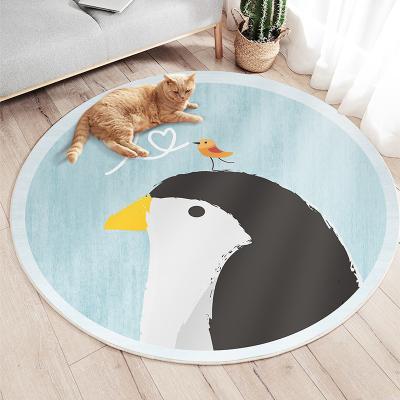 China Amazon washable hot sale soft and comfortable flannel/crystal carpet anti-mite carpet cartoon carpet children play carpet for sale