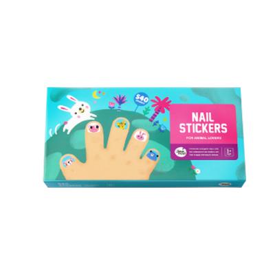 China Plastic Factory sells vivid, non-toxic nail patches. animal kingdom nail patches for sale