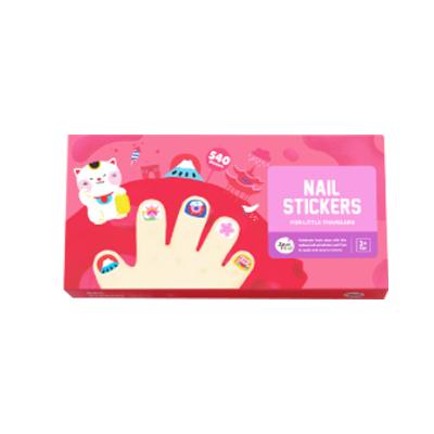 China New fashion nail sticker plastic princess travel creative nail sticker for sale