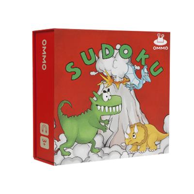 China Dinosaur Age PAPER Sudoku Paper Game, Puzzle Game Toy Children Paper Sudoku for sale