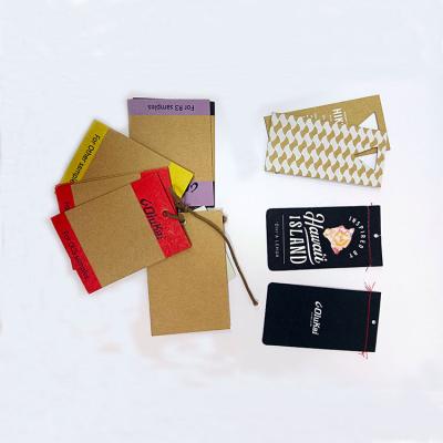 China Dongguan Recyclable Factory Directly Sell Cheap Kraft Paper 350gsm Art Paper Card Paper Hand Tag for sale