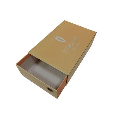 China Eco Friendly Recyclable Custom Design Cardboard Sliding Drawer Gift Box Packaging for sale