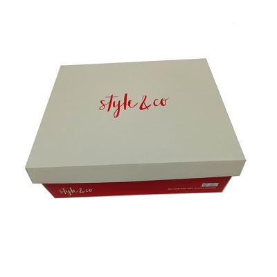 China Recyclable Custom Folding Mailing Packaging Corrugated Printing Paper High Heel Shoes Box With Logo for sale