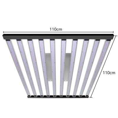 China Seed Starting Horticulture Farm Light Vertical Detachable Frame Full Spectrum 3000k 5000k 660nm Led Grow Lights 1200W for sale