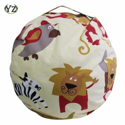 China Viable Plush Bean Bag Storage - The Best Quality Children's Plush Toy Organizer for sale