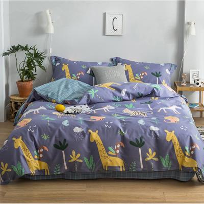 China Soft Material Nondisposable 3 Pieces Kids Cute Cartoon Bedding Set For Adult Teens, NO Comforter for sale