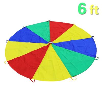 China 6 Foot Child's Play Waterproof Parachute With Handles for sale