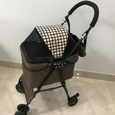 China Ultra Lite Travel Sustainable Dog Stroller, Compact, Large Wheels, Lightweight for sale