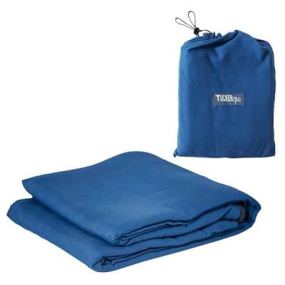 China Hotel/camping/trekking/hiking sleeping bag liner with integral double zipper and carrying bag for sale