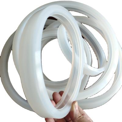 China Performance Silicone Rubber Flange Sealing Ring For Drinking Water Pipe for sale