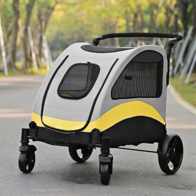 China CLASSICS Comfortable and Safe Moving Pet Supplies 4 Wheel Pet Stroller Pet Carrier for sale