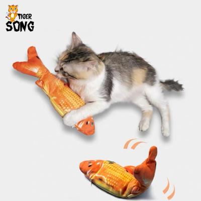 China Viable Simulation USB Electric Fish Cat Toys for sale