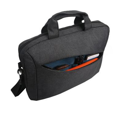 China Newest Wholesale Daily Used Fashinable Polyester Business Laptop Bags With Side Zipper for sale