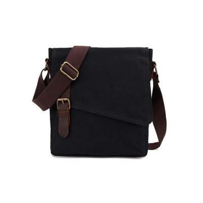 China High Quality Custom Canvas Business Vintage Canvas Large Messenger Bag Crossbody Shoulder Bag for sale