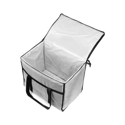 China Waterproof Custom Logo Insulated Aluminum Foil Food Lunch Delivery Bag Soft Ice Cooler Bag for sale