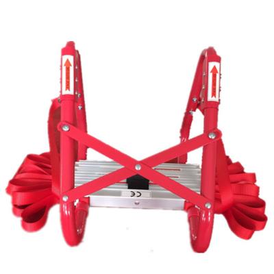 China Folding Ladders 13 Foot Fire Fighting Emergency Exit Easy Ladder With Anti-Slip Rungs for sale